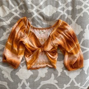 Urban Outfitters Twist Front Crop Top